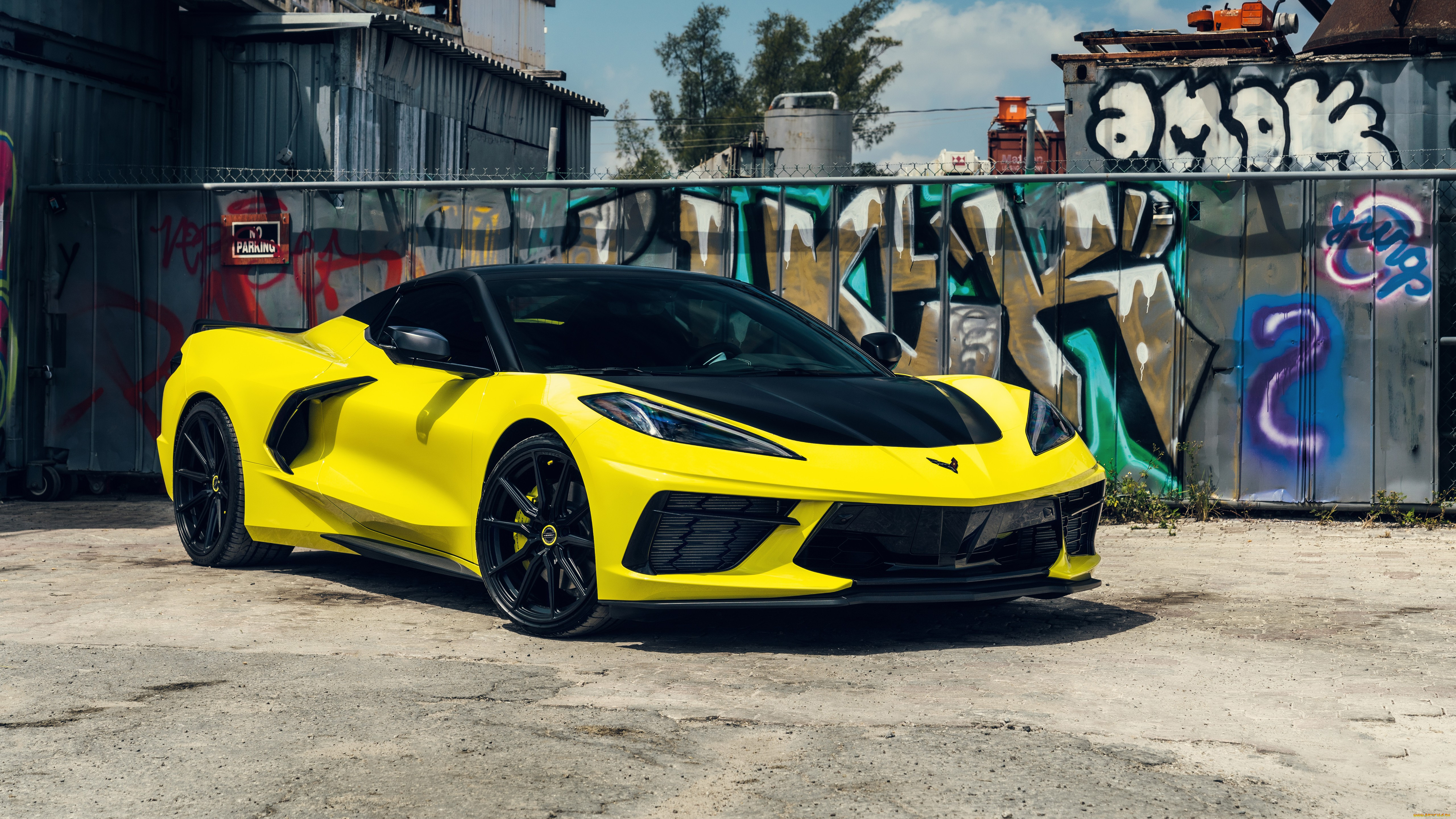 , corvette, chevrolet, c8, vossen, tuning